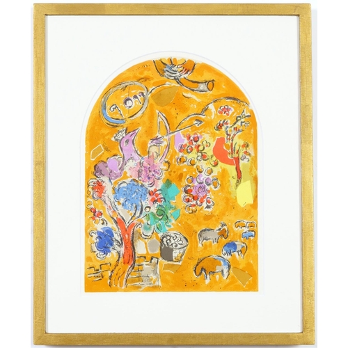 113 - MARC CHAGALL, a set of the 12 Tribes 1962, each 30cm x 23cm, printed by Mourlot, individually framed... 