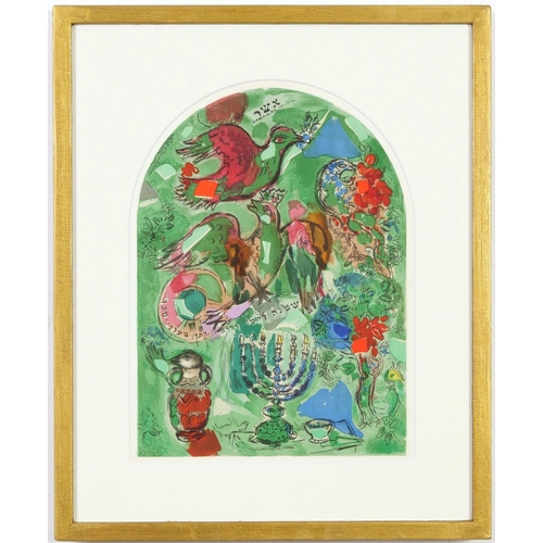 113 - MARC CHAGALL, a set of the 12 Tribes 1962, each 30cm x 23cm, printed by Mourlot, individually framed... 