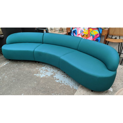 423 - DAVISON HIGHLEY DUNE SOFA, 320cm W approx.