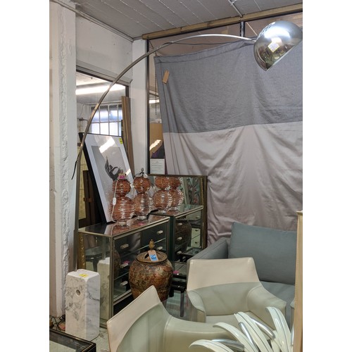 346 - ARCO STYLE FLOOR LAMP, 240cm x 220cm approx.