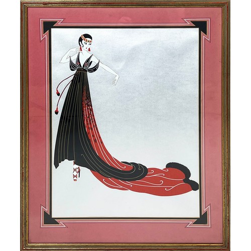 39 - ERTÉ (Russian/French 1892-1990), 'Cayenne', limited edition print 169/200, 56cm x 38cm, framed.