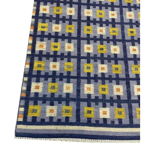 61 - FINE SCANDINAVIAN DESIGN KILIM, 302cm x 197cm.