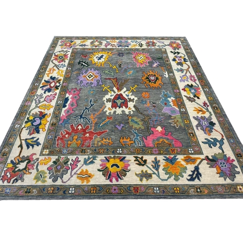 71 - FINE SULTANABAD DESIGN CARPET, 306cm x 254cm.