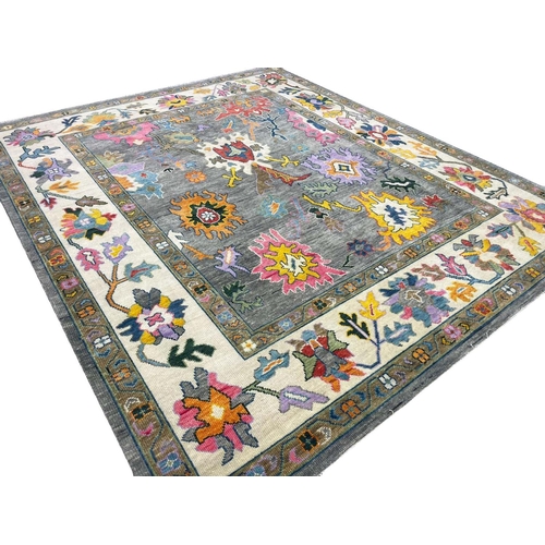 71 - FINE SULTANABAD DESIGN CARPET, 306cm x 254cm.