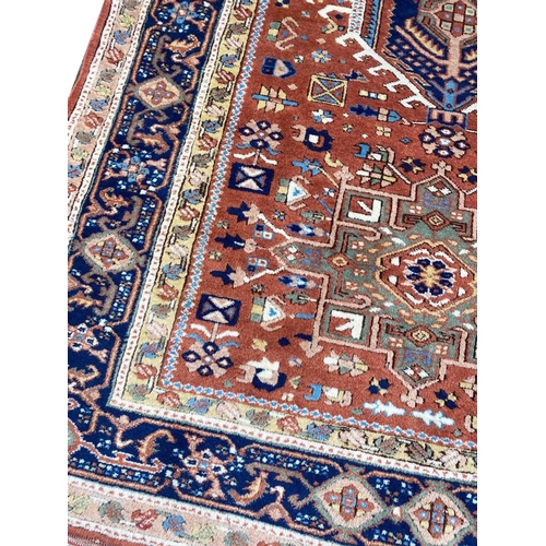 79 - ANATOLIAN KARAJA DESIGN RUG, 190cm x 123cm.