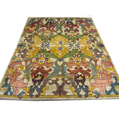 94 - FINE ARTS AND CRAFTS DESIGN CARPET, 270cm x 220cm.