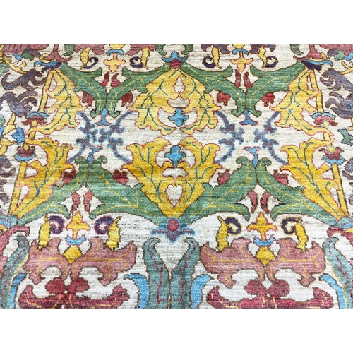 94 - FINE ARTS AND CRAFTS DESIGN CARPET, 270cm x 220cm.