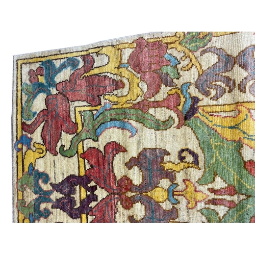 94 - FINE ARTS AND CRAFTS DESIGN CARPET, 270cm x 220cm.