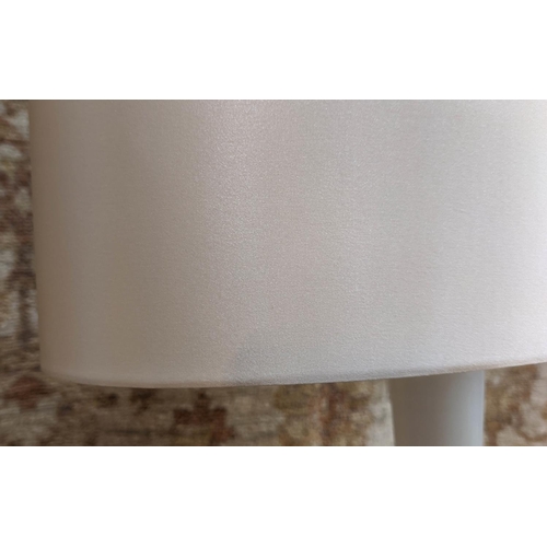 443 - TABLE LAMP, with a Porta Romana shade, 88cm H.