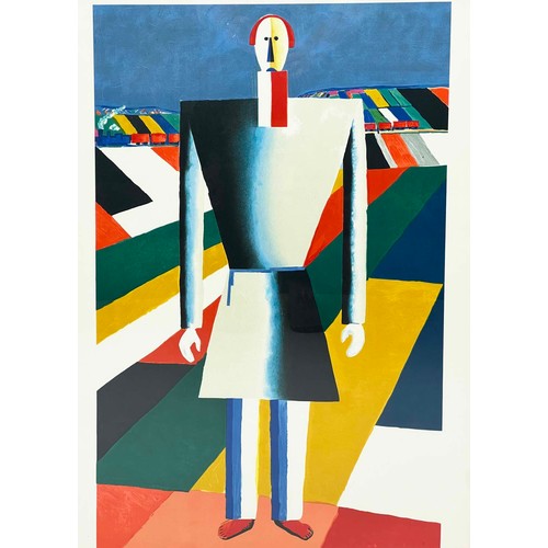 40 - KAZIMIR MALEVICH (1879-1935) 'The Farmer'. lithograph, published by Mourlot, edition 587/2000, 79cm ... 