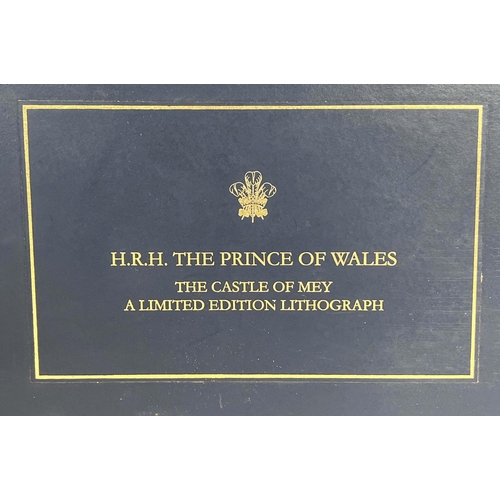 104 - HRH KING CHARLES III (HRH The Prince of Wales), 'The Castle of May', lithograph, 28cm x 41cm, signed... 