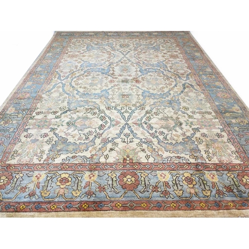 140 - FINE ANATOLIAN OUSHAK CARPET, 440cm x 320cm.