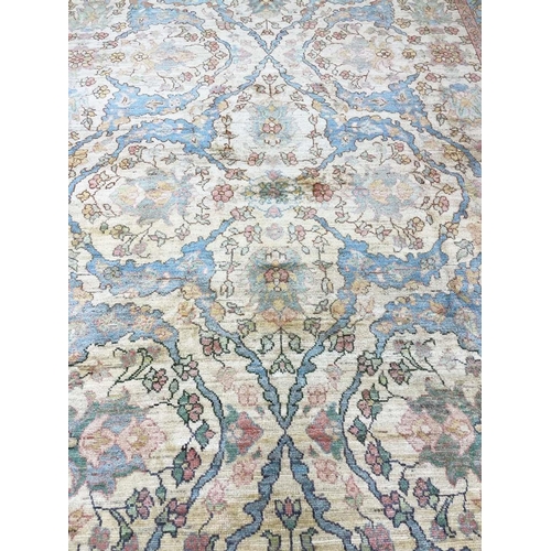 140 - FINE ANATOLIAN OUSHAK CARPET, 440cm x 320cm.