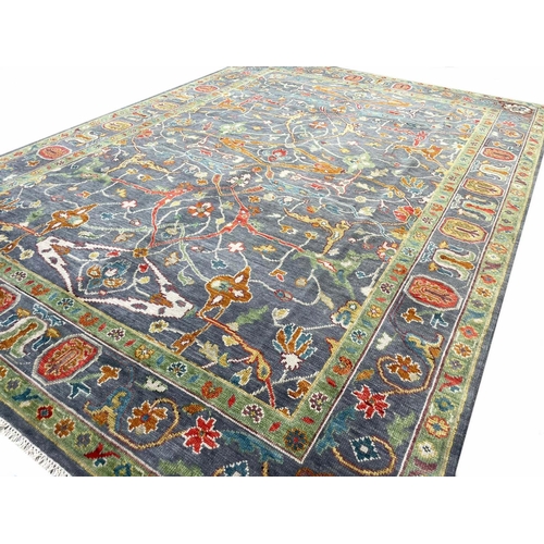 156 - FINE CONTEMPORARY GAROUS DESIGN CARPET, 342cm x 248cm.