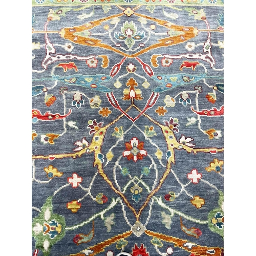 156 - FINE CONTEMPORARY GAROUS DESIGN CARPET, 342cm x 248cm.