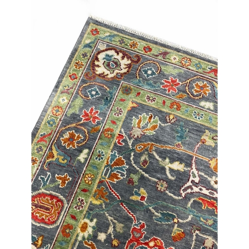 156 - FINE CONTEMPORARY GAROUS DESIGN CARPET, 342cm x 248cm.