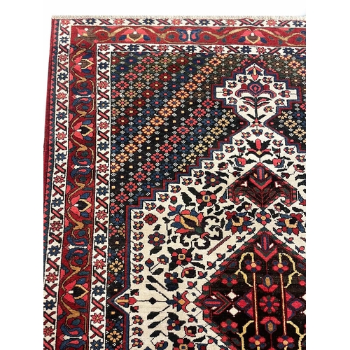 160 - ANTIQUE PERSIAN BAKKTIARI RUG, 200cm x 140cm.