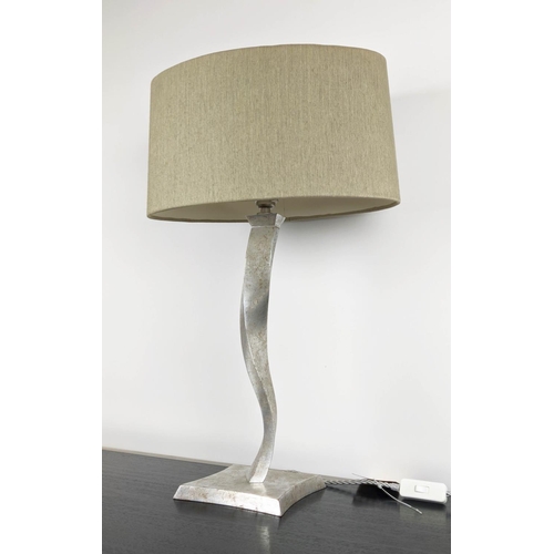 304 - PORTA ROMANA RIBBON TABLE LAMP, with Porta Romana shade, 62cm H.