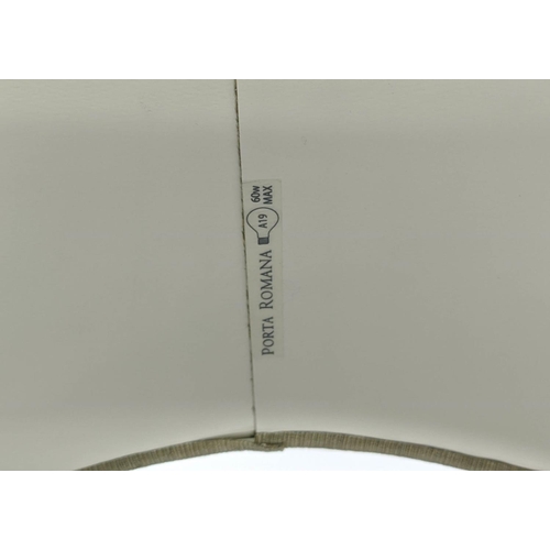 304 - PORTA ROMANA RIBBON TABLE LAMP, with Porta Romana shade, 62cm H.