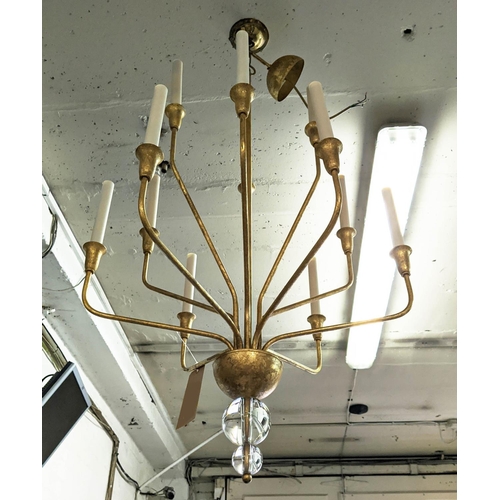 312 - PORTA ROMANA DELPHINE CHANDELIER, 12 branch, 120cm drop approx.