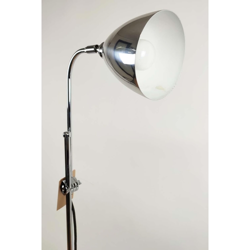 322 - ORIGINAL BTC TASK FLOOR LAMP, 150cm H approx at tallest.