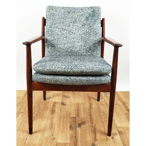 330 - SIBAST ARMCHAIR BY ARNE VODDER, vintage 1960's, later upholstery, 68cm x 58cm x 92cm.