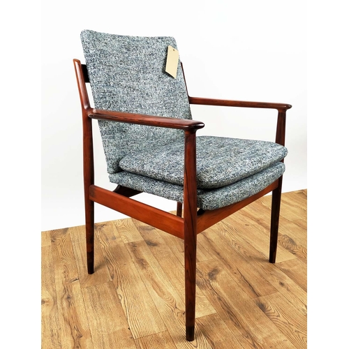 330 - SIBAST ARMCHAIR BY ARNE VODDER, vintage 1960's, later upholstery, 68cm x 58cm x 92cm.