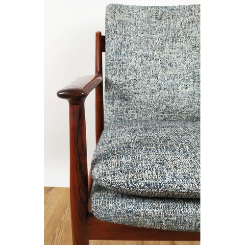 330 - SIBAST ARMCHAIR BY ARNE VODDER, vintage 1960's, later upholstery, 68cm x 58cm x 92cm.