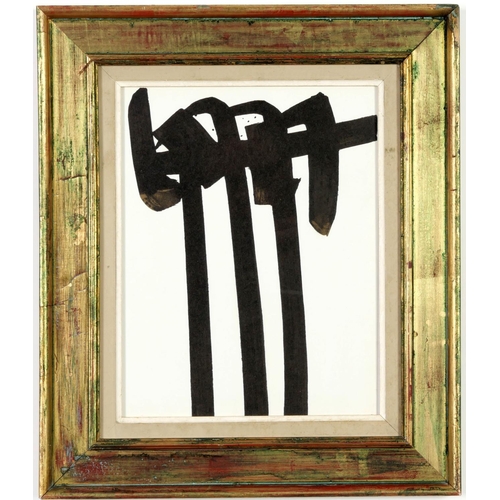 124 - PIERRE SOULAGES, original lithograph, published in the deluxe art review XXE SIECLE, printed by Mour... 