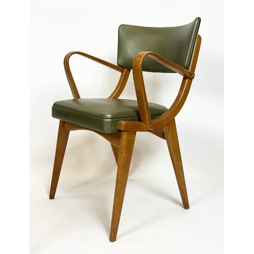 379 - BEN CHAIRS, a pair, circa 1960s, 78cm x 52cm W. (2)