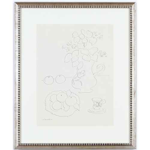 127 - HENRI MATISSE, a set of four still life collotypes, signed in the plate, printed by Martin Fabiani 1... 