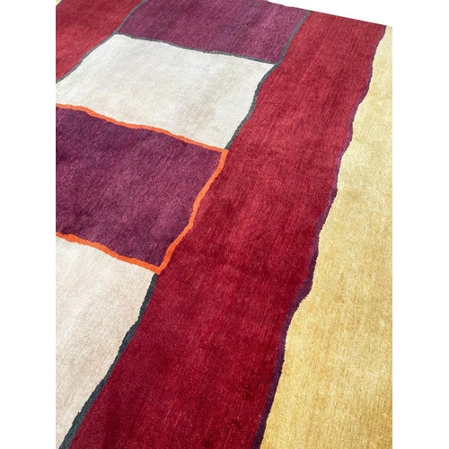 133 - SWEDISH DESIGN CONTEMPORARY CARPET, 330cm x 270cm.