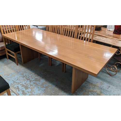 506 - DINING TABLE, 240cm x 98cm x 76cm, contemporary design.