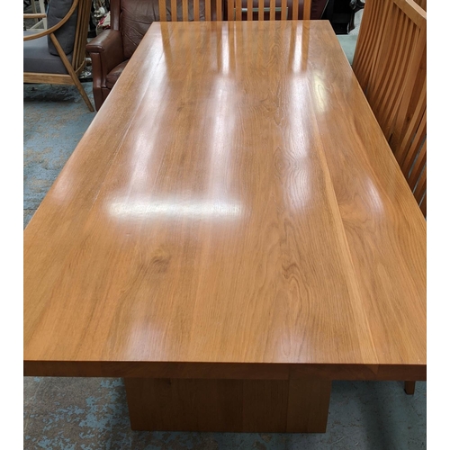 506 - DINING TABLE, 240cm x 98cm x 76cm, contemporary design.