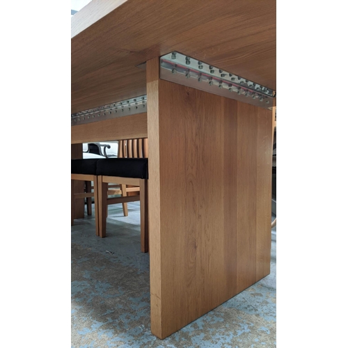 506 - DINING TABLE, 240cm x 98cm x 76cm, contemporary design.