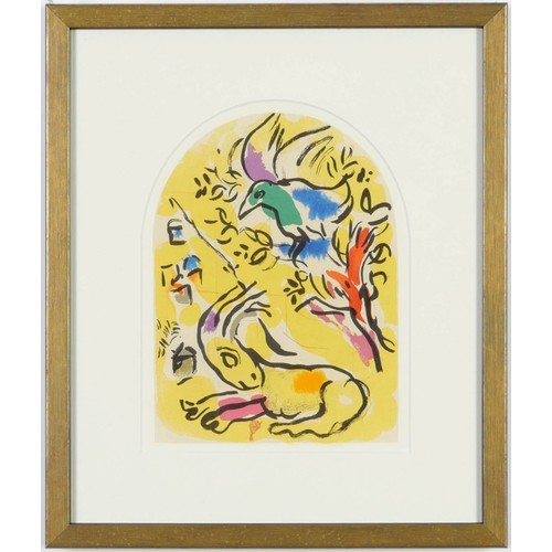 122 - MARC CHAGALL, The Twelve Tribes, small twelve lithographs in colour, printed in Paris by Mourlot 196... 