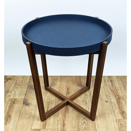 306 - LINLEY EBURY TRAY SIDE TABLE, 51.5cm diam x 53cm H.