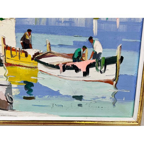 94 - CECIL ROCHFORT D'OYLY JOHN (1906-1993), 'Beaullieu Sur Mer', oil on canvas, 49cm x 75cm, signed, fra... 