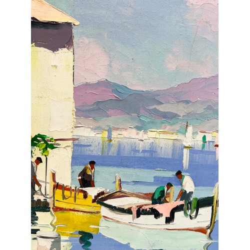 94 - CECIL ROCHFORT D'OYLY JOHN (1906-1993), 'Beaullieu Sur Mer', oil on canvas, 49cm x 75cm, signed, fra... 