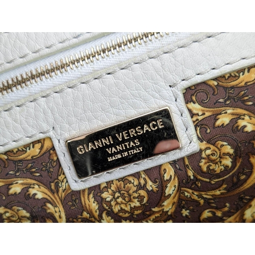 7 - GIANNI VERSACE VINTAGE VANITAS MEDEA SHOULDER BAG, with Medusa logo on flap closure and tassel decor... 