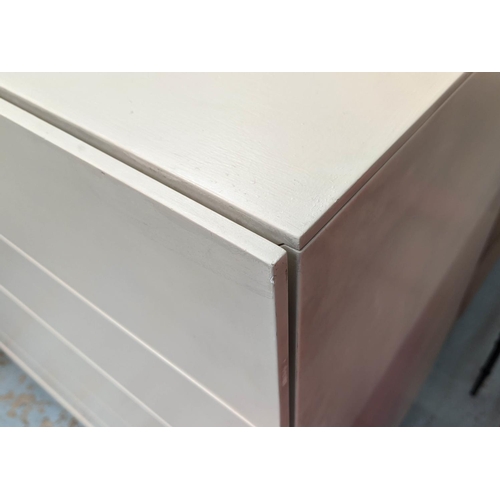 317 - POLIFORM CHEST, 95cm W x 98cm H x 53cm D with five drawers.