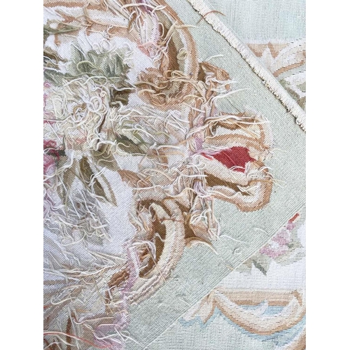 73 - FINE AUBUSSON SAVONNERIE DESIGN CARPET, 370cm x 270cm.