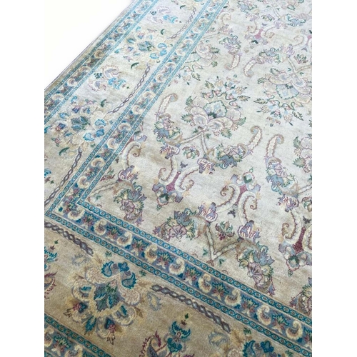 77 - FINE LAHORE BAKSHAISH DESIGN CARPET, 305cm x 240cm.