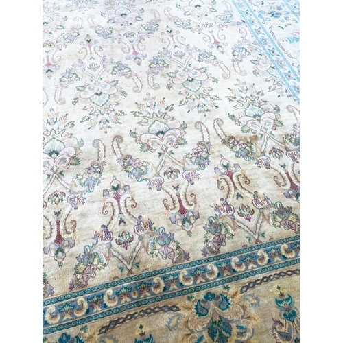 77 - FINE LAHORE BAKSHAISH DESIGN CARPET, 305cm x 240cm.