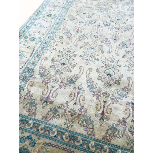 77 - FINE LAHORE BAKSHAISH DESIGN CARPET, 305cm x 240cm.