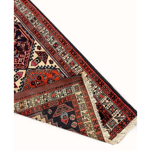 82 - PERSIAN SARAB RUNNER, 300cm x 74cm.