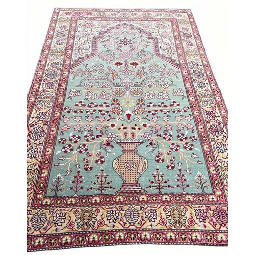 83 - ANATOLIAN KUM-KAPPI DESIGN RUG, 200cm x 130cm.