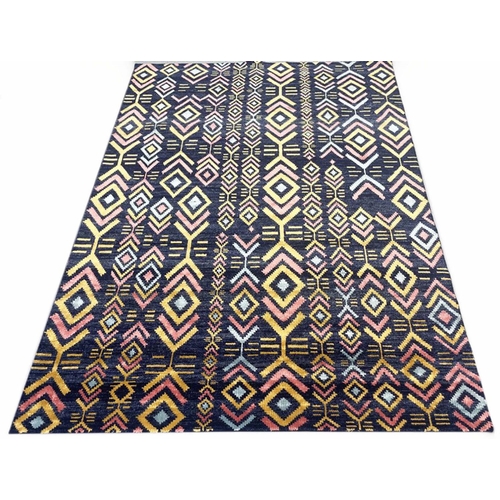 89 - FINE MOROCCAN DESIGN CARPET, 397cm x 195cm.