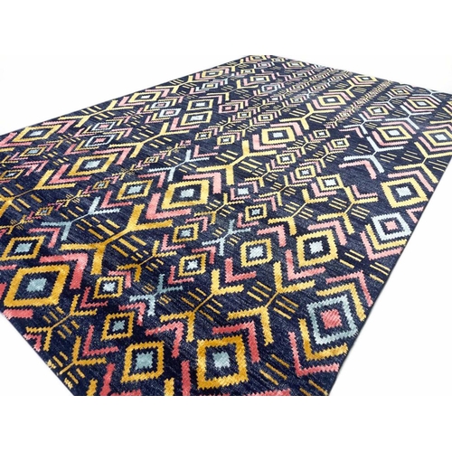 89 - FINE MOROCCAN DESIGN CARPET, 397cm x 195cm.