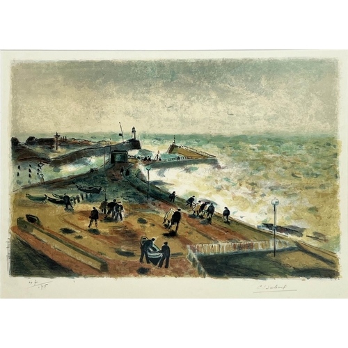 43 - GASTON SEBIRE (1920-2001), France 'Sur La Cote Normandie' lithograph, 42cm x 53cm, signed and number... 